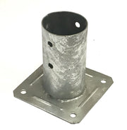 Staffa a bicchiere per palo tondo diametro 10 cm 4PZ