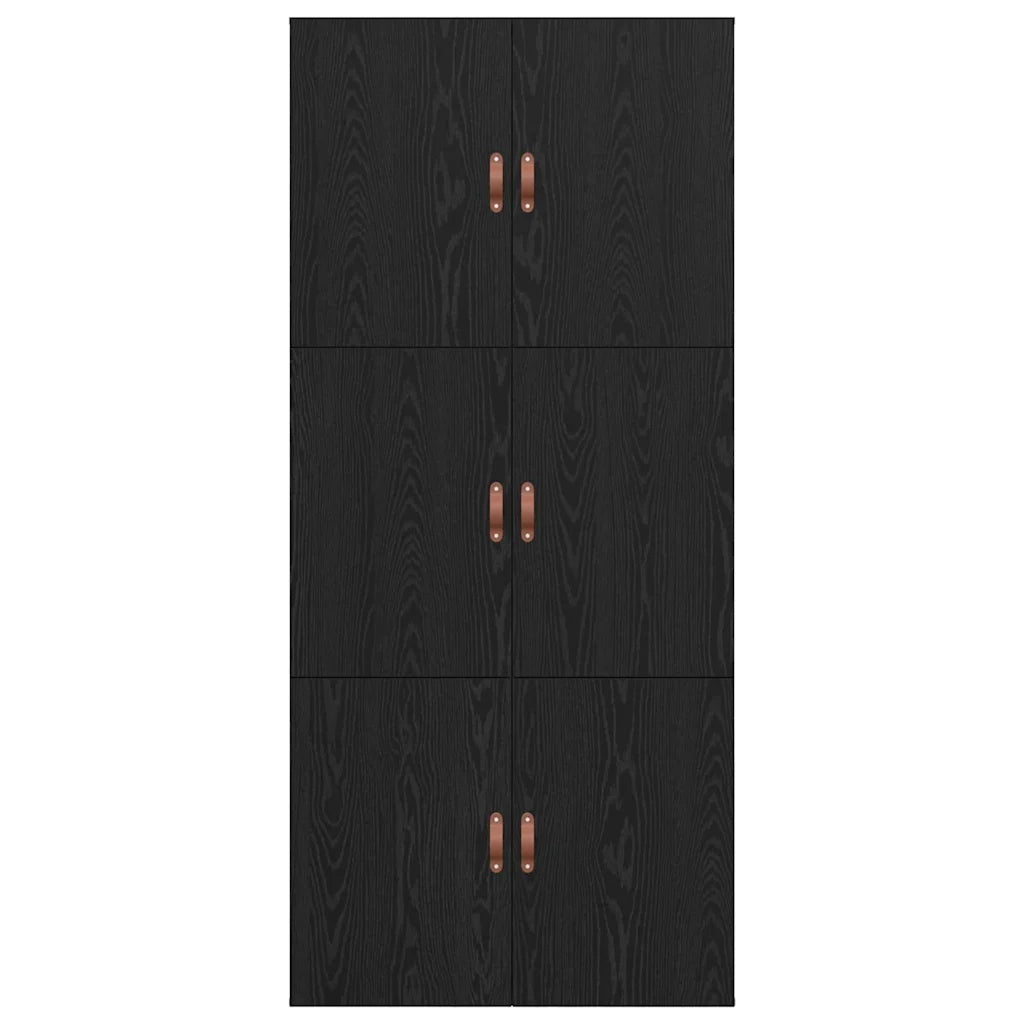 Struttura letto con contenitore-Giroletto con contenitore Rovere Nero 70 x 190 cm