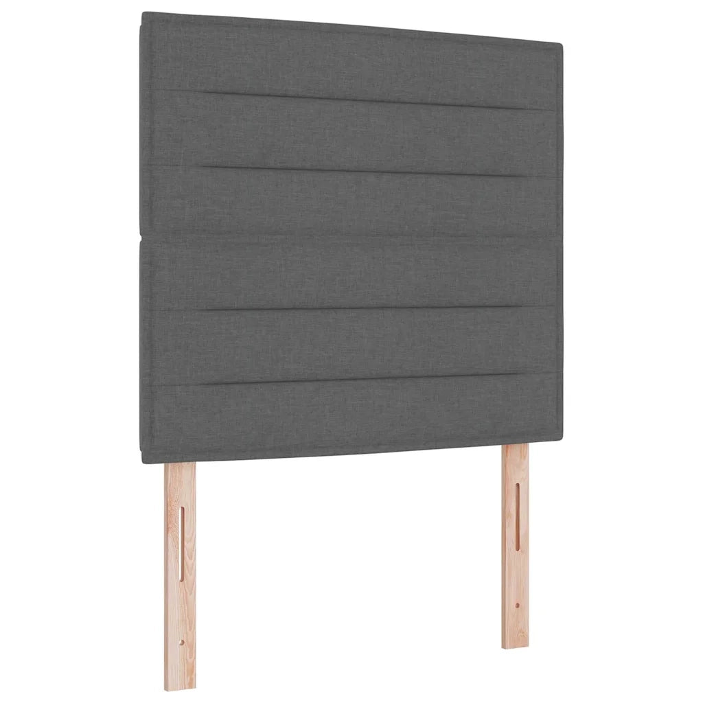 Testiera | Testata Grigio scuro 100 cm Tessuto