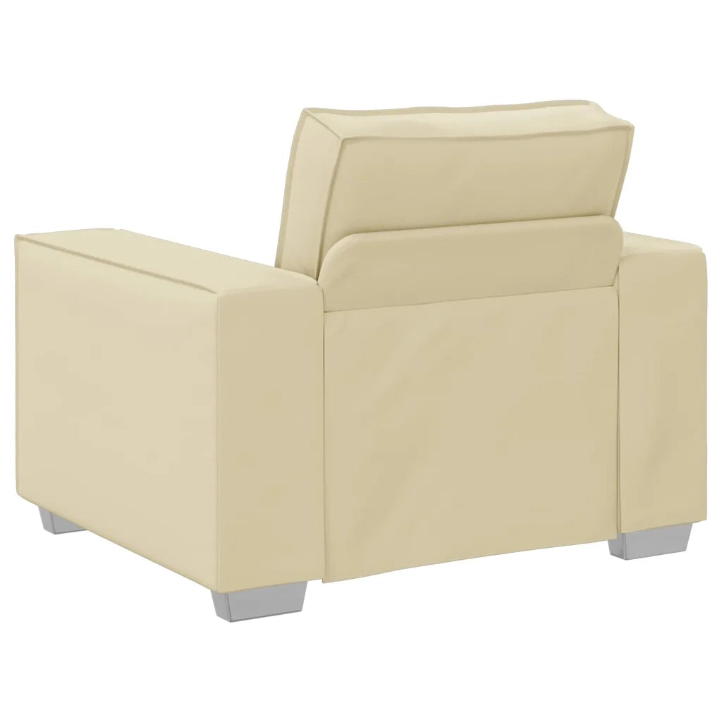 Divano-Sofa-Divanetto Crema 99 x 78 x 84 cm Tessuto