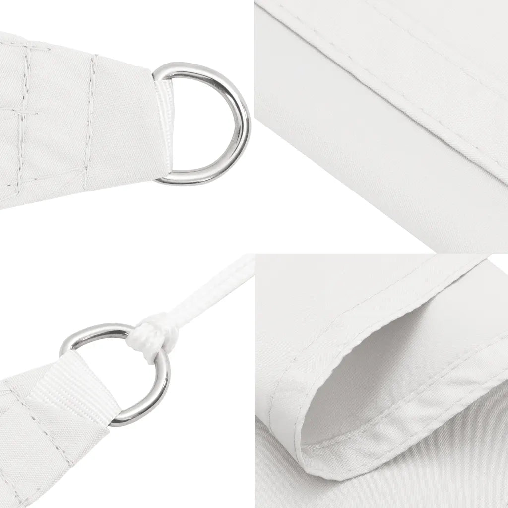 Vela Ombreggiante-Parasole a vela Oxford Triangolare 4x5x5 m Bianco