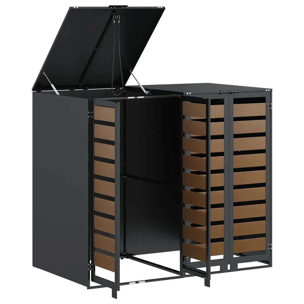 Contenitore per Rifiuti per 3 Bidoni 340 x 77.5 x 115.5 cm 3394768