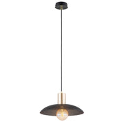Lampada a sospensione nera oro in metallo Spirit E27 Emibig