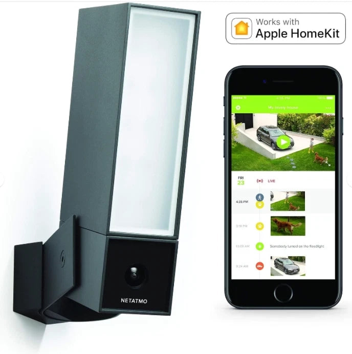 Netatmo Presence Pro Telecamera Wifi Esterno, Luce integrata, Sensore Movimento