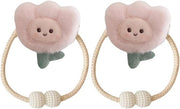 Sistema di sostegno per tende fiorite 2 pezzi, clip cartoon, decorazione per nursery, disegno tulipano