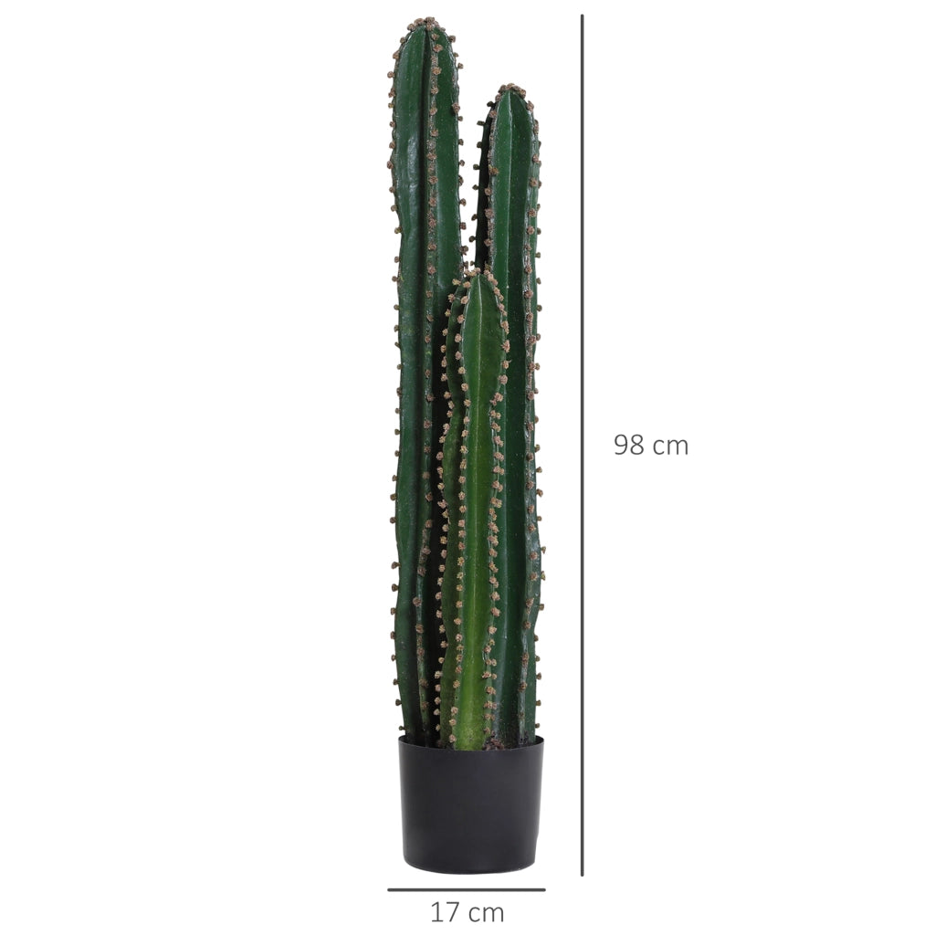 Pianta Artificiale Cactus Decorativo ¨C Xylo ¨C Verde ? 17 x 98H cm