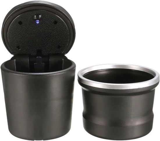 Ottimizzatore di fumi auto con box di stoccaggio con illuminazione LED per auto - Adattamento universale - Pratico e stile