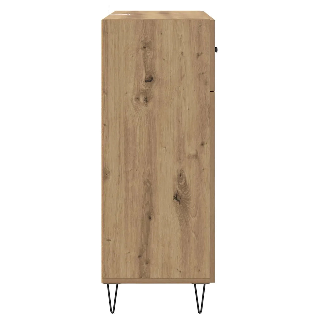 Credenza-Buffet-Armadio da cucina Rovere artigianale 69,5 x 34 x 90 cm Legno multistrato 561919