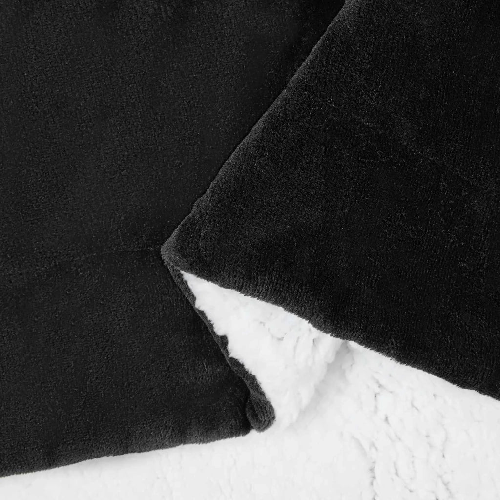 Coperta Nero 220 x 240 cm Panno 42016995