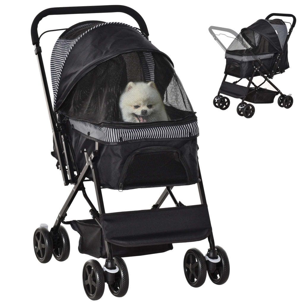 Carrello per cani pieghevole 4 ruote ¨C Minimal ¨C 76,5x52x95 cm