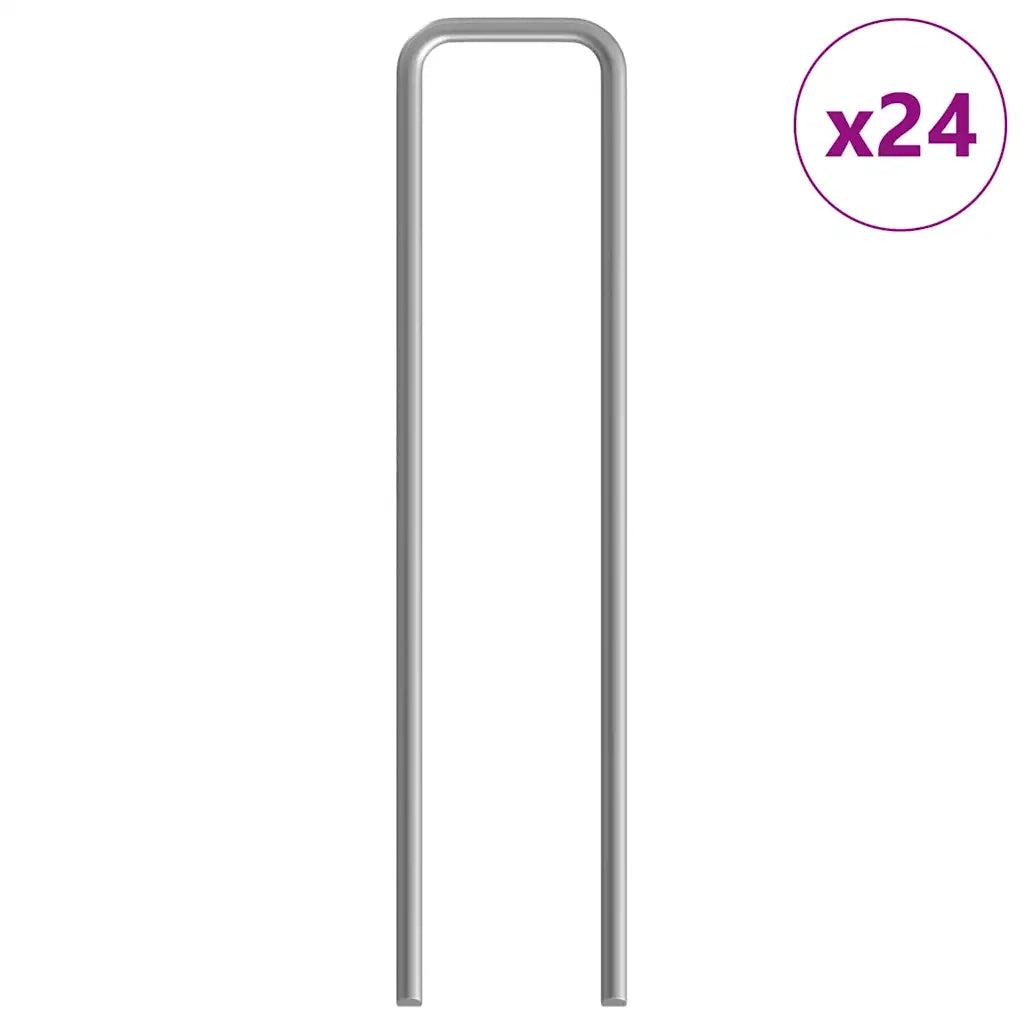 Gabbia per polli 2 pz Argento 600 x 100 x 210 cm CFW7593376
