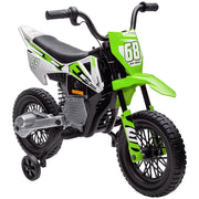 Moto Elettrica per Bambini Cross ¨C Minimal ¨C Verde 12V