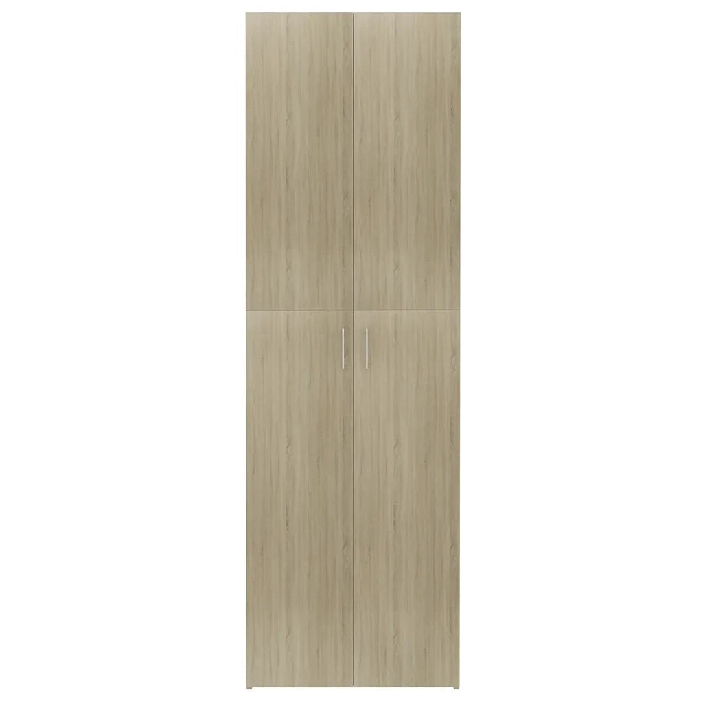 Armadio per Ufficio Rovere Sonoma 60x32x190cm Legno Multistrato CFW4079314
