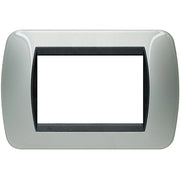 Living Int. - Placca 3 posti alluminio - L4803AL