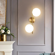 Lampada con Sfere da parete attacco 2xG9