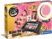 Crazy Chic - Make-up Studio, Trousse Trucco Lavabile per Bambine,Set Completo con Cosmetici e Pennelli Professionali,Cle