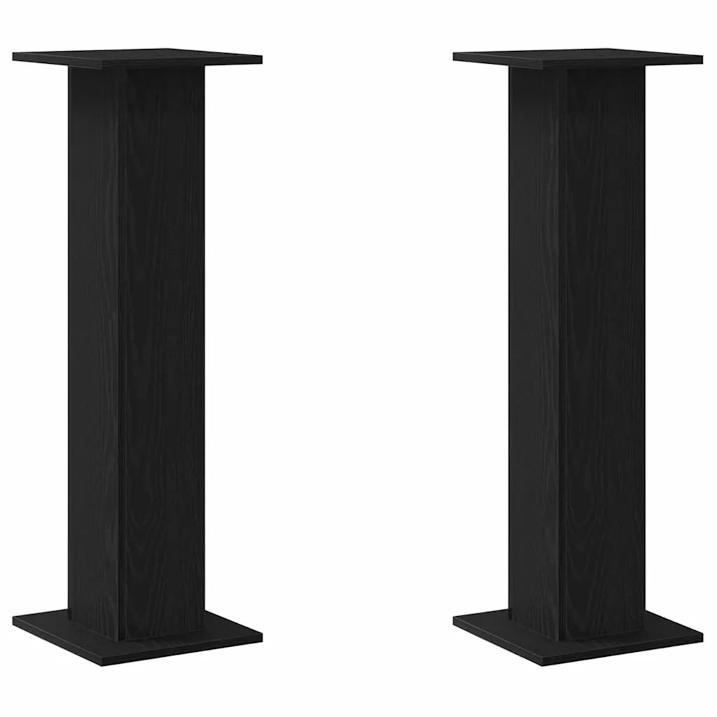 Supporto per piante 2 pz Rovere Nero 30 x 30 x 95 cm CFW5698225