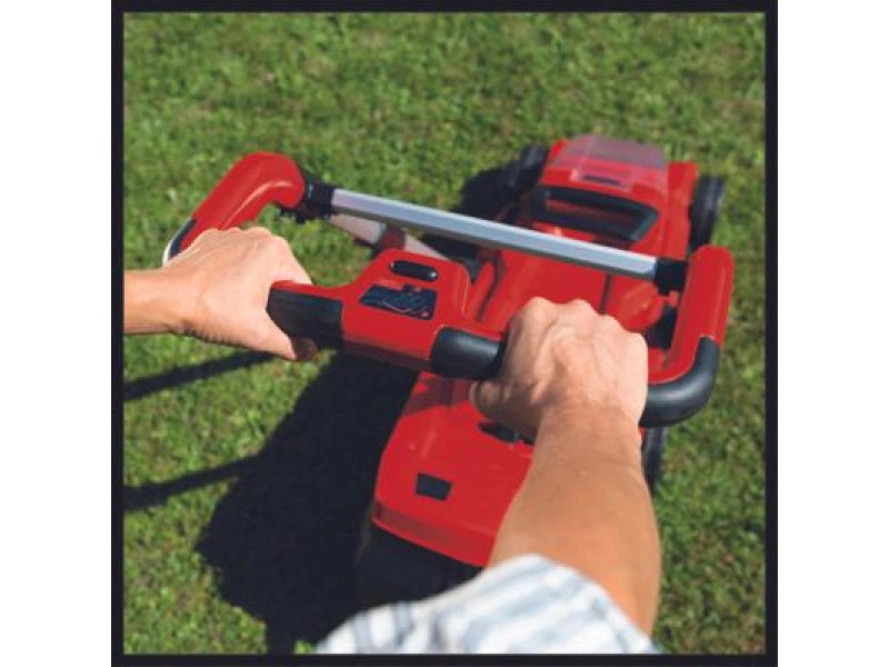 Rasaerba a batteria Einhell Rasarro 36/42 taglio Mulching con 2 batterie 5.2Ah
