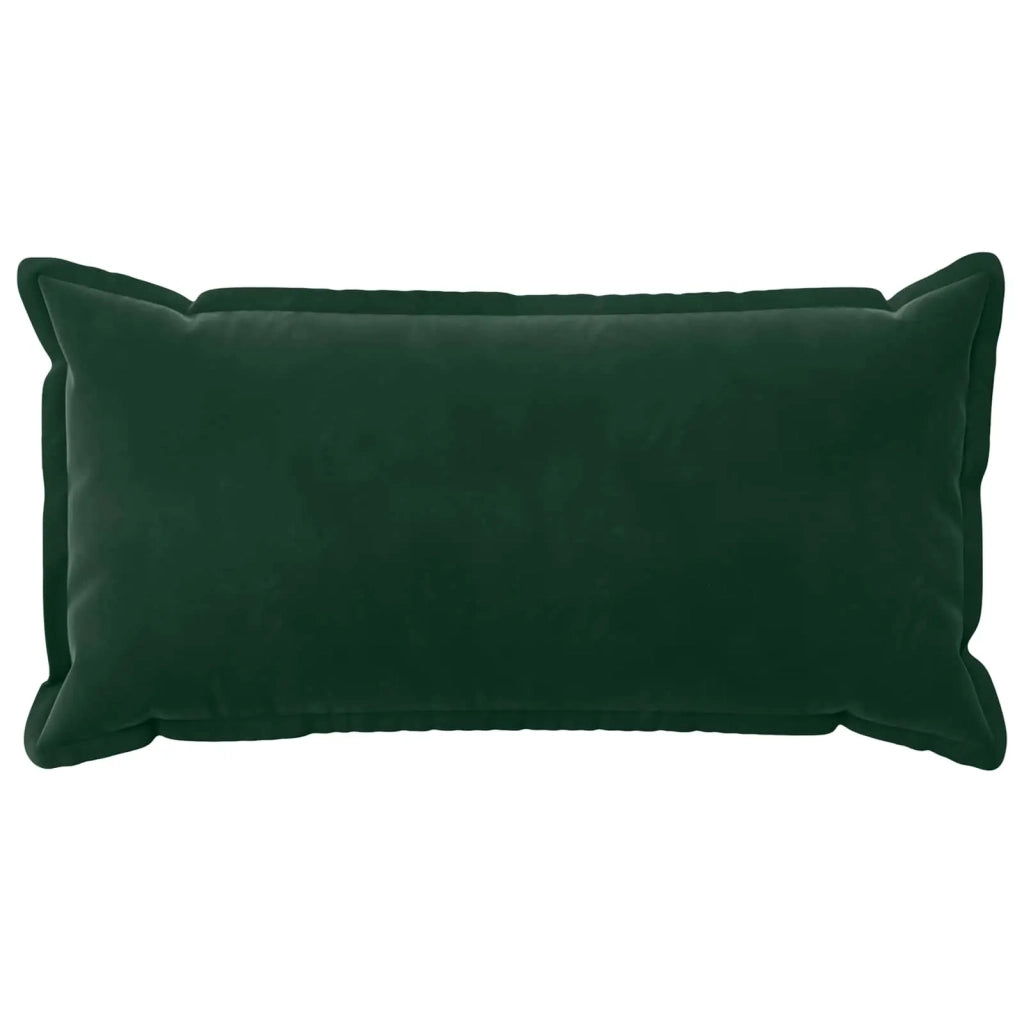 Federa 12 pcs HOUTEN Verde Scuro 40 x 80 cm Velluto 918087