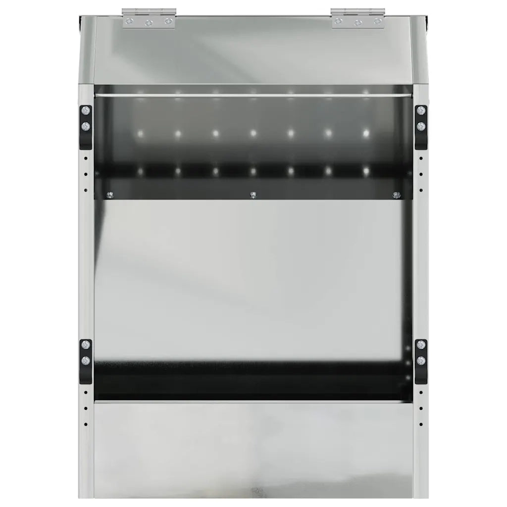 Mangiatore per conigli Argento 64.5 x 25.5 x 45.5 cm 874593