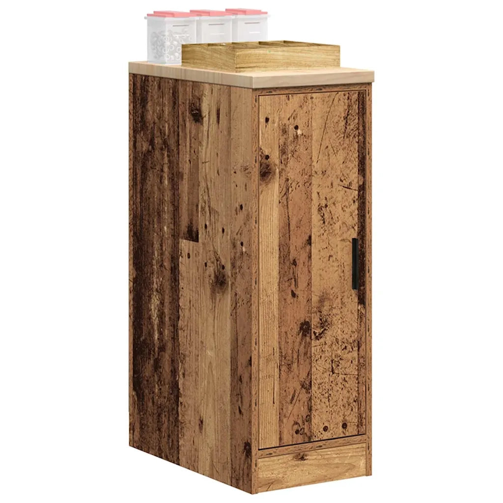 Armadietto per Garage in Legno Vecchio 30x51x85 cm 860560