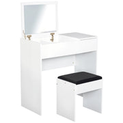 Scrivania da trucco con specchio e cassetti ¨C Minimal ¨C 80x40x79 cm