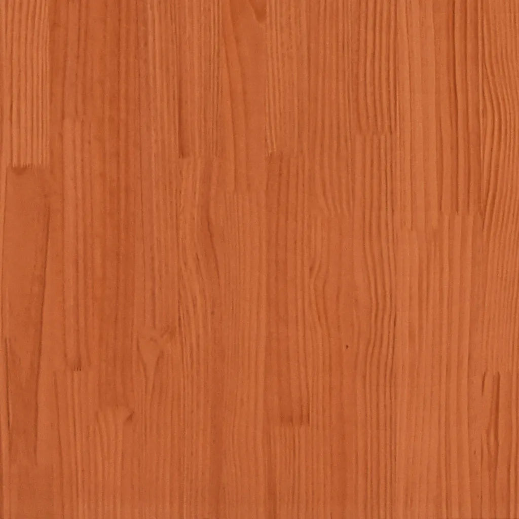 Testiera | Testata Marrone Cera 135 cm in Legno Massello di Pino