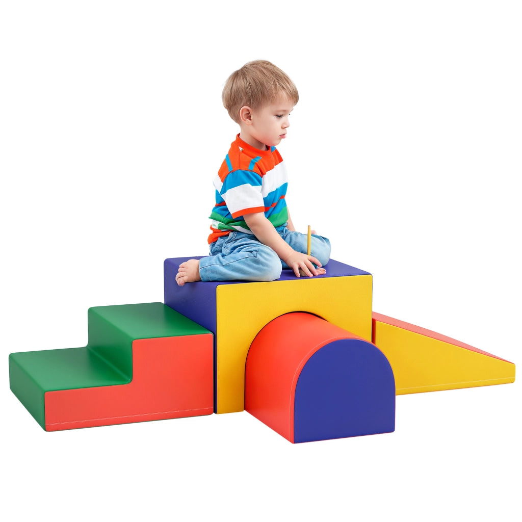 Set 4 Moduli Motricit¨¤ Bambini ¨C Xylo ¨C Schiuma EPE Multicolore