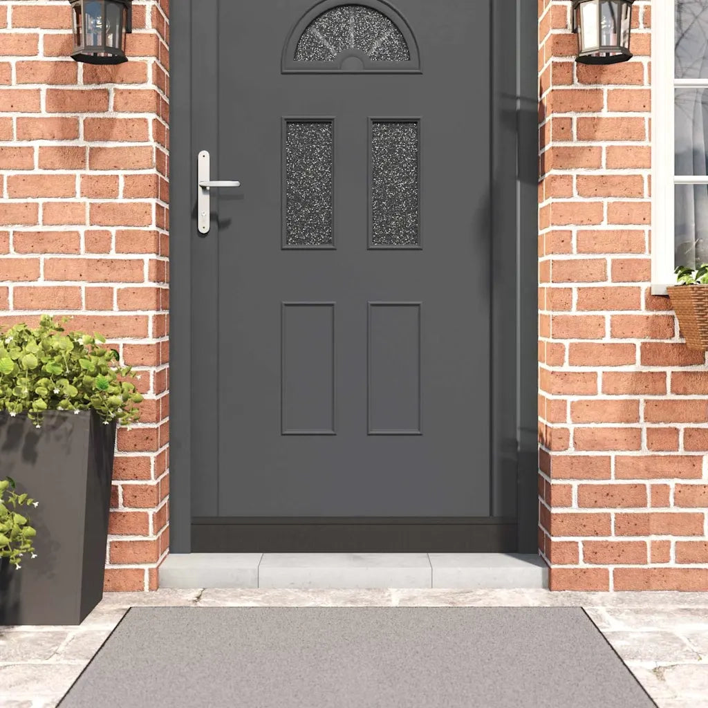 Spazzole per porte autoadesive 12 pcs Nero 100 cm 42019569