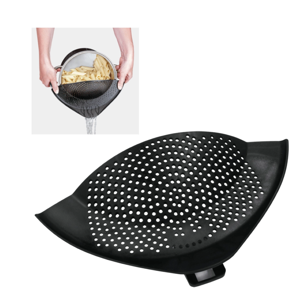 Scolapasta Nylon Con Pinza Acciaio Inox Clip On - Metaltex
