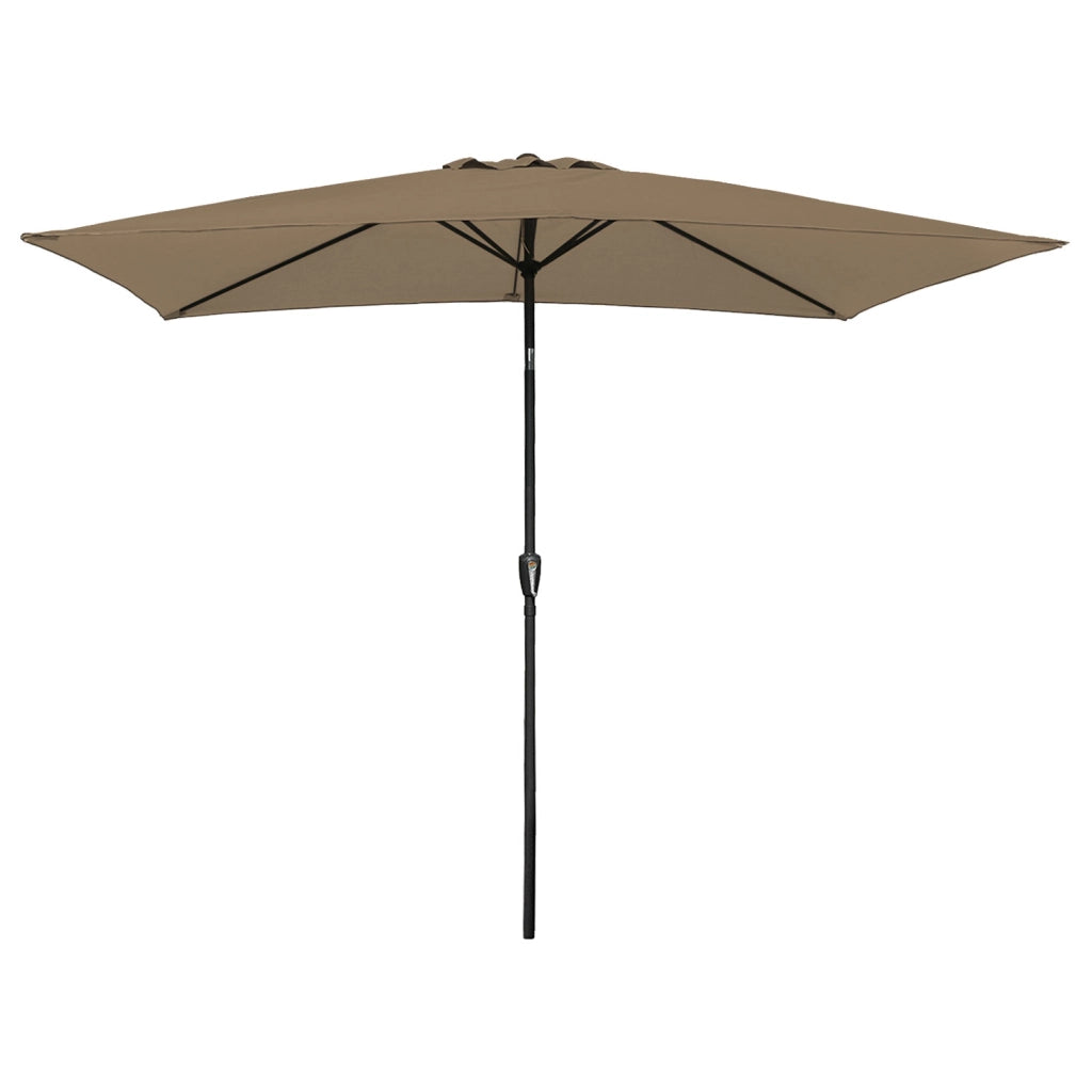 HAPUNAOmbrello rettangolare diritto 2x3m taupe