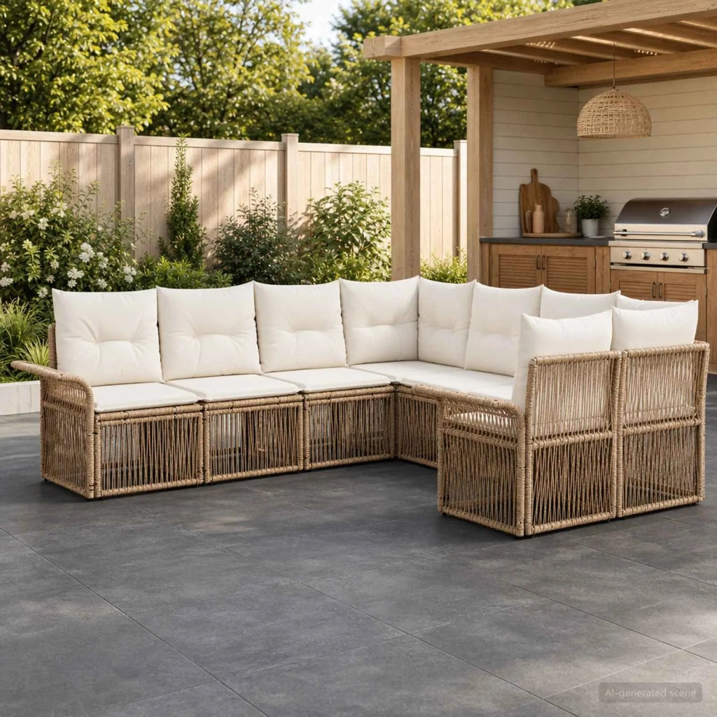 Set Divano da Giardino 8 pz 8-Numero di posti 3435024