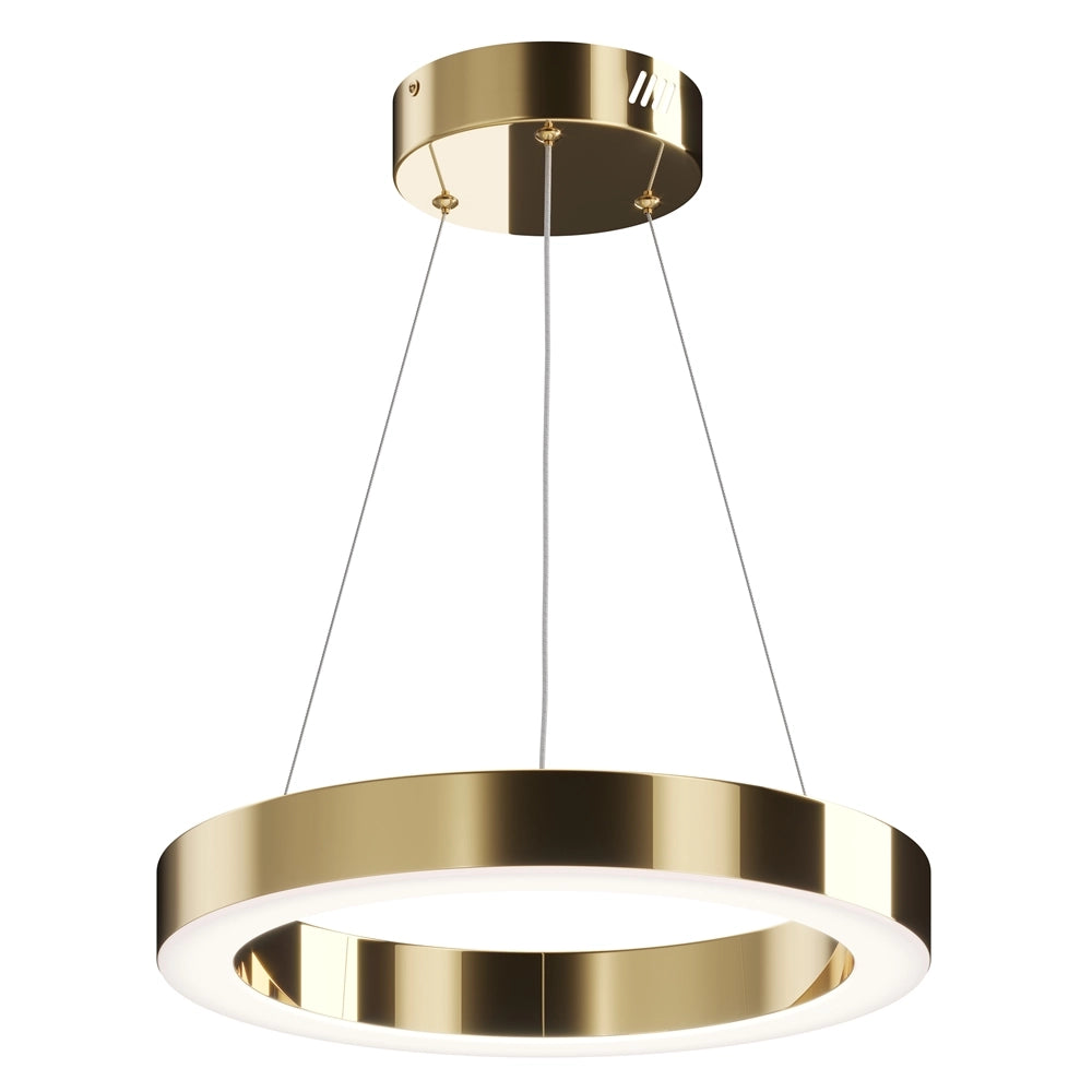 Maytoni Saturno lampada a sospensione LED Ø40 ottone