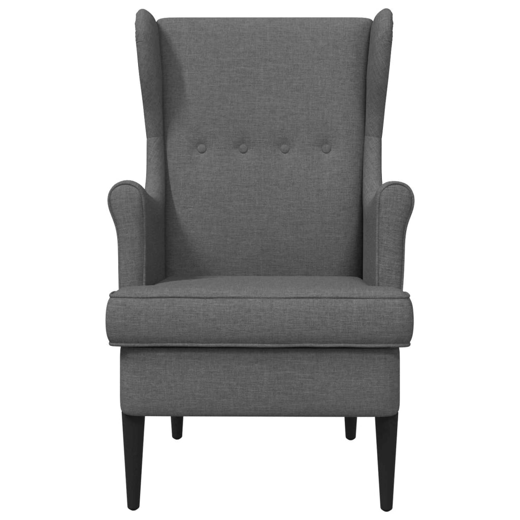 Poltrona | Sedia Relax Grigio Scuro Tessuto