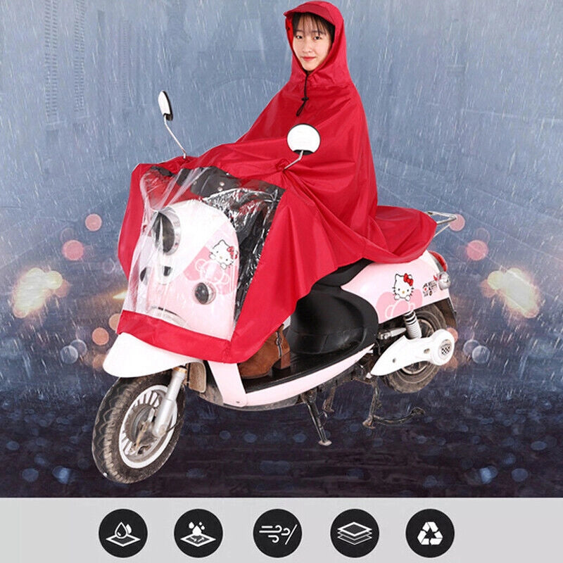 Poncho impermeabile per scooter elettrici ¨C zephmum ¨C universale con cappuccio
