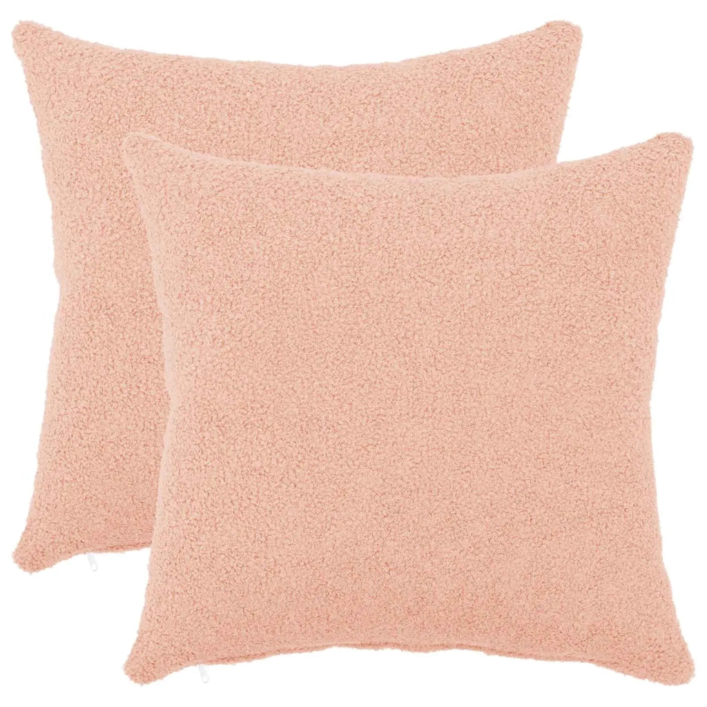 Federa 2 pcs HEERLEN Rosa 40 x 40 cm Bouclé 908485
