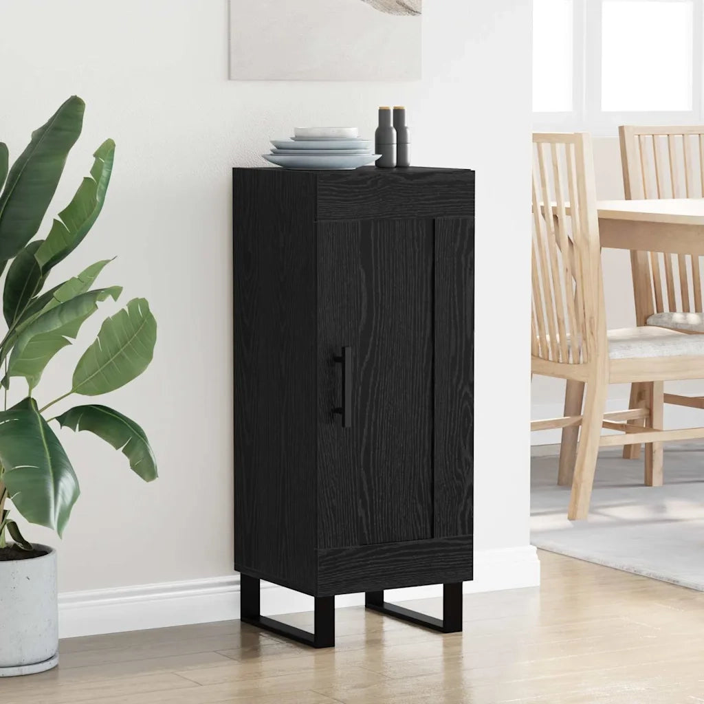 Credenza Rovere Nero 34,5 x 34 x 90 cm 881656