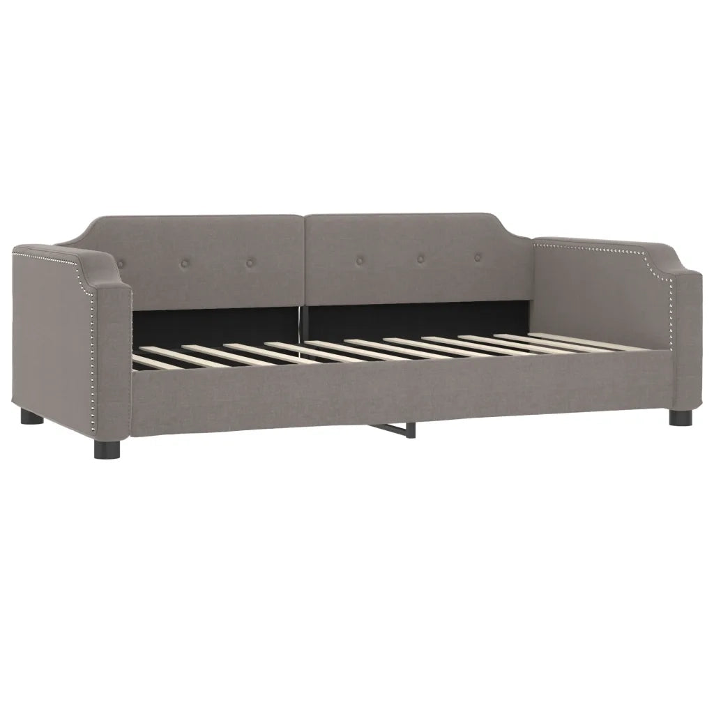 Divano letto | Sof¨¤ letto | Letto singolo Estraibile Tortora 80x200 cm Tessuto