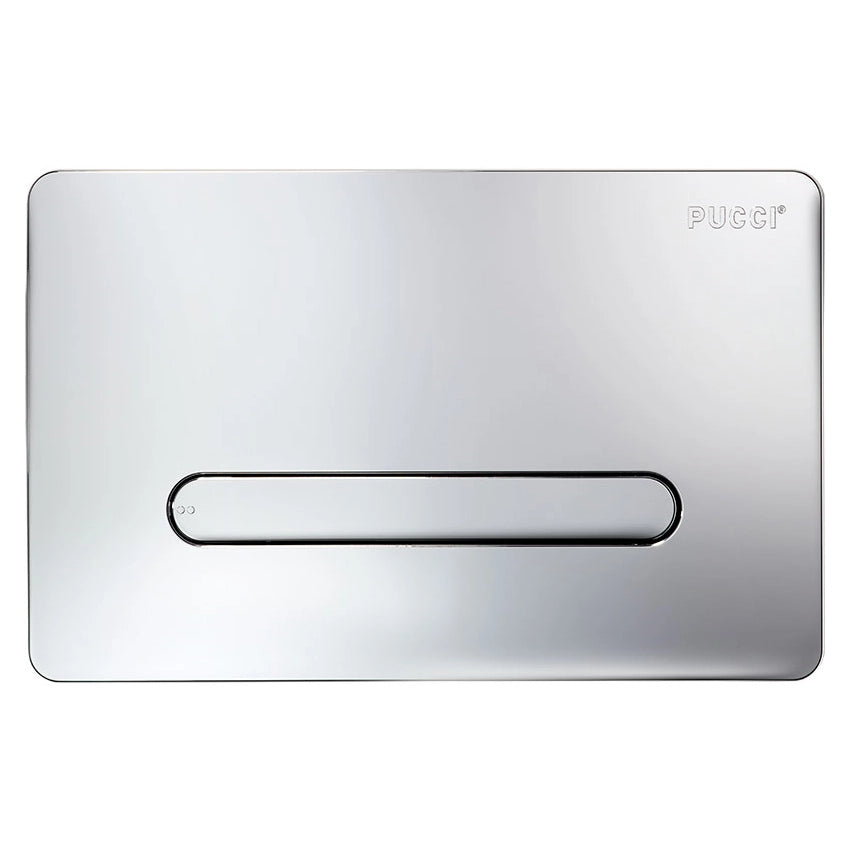 PLACCA PER CASSETTA PUCCI SARA TRATTO LINEA MOD. 2014- Cromo- PUCCI- pezzi 1