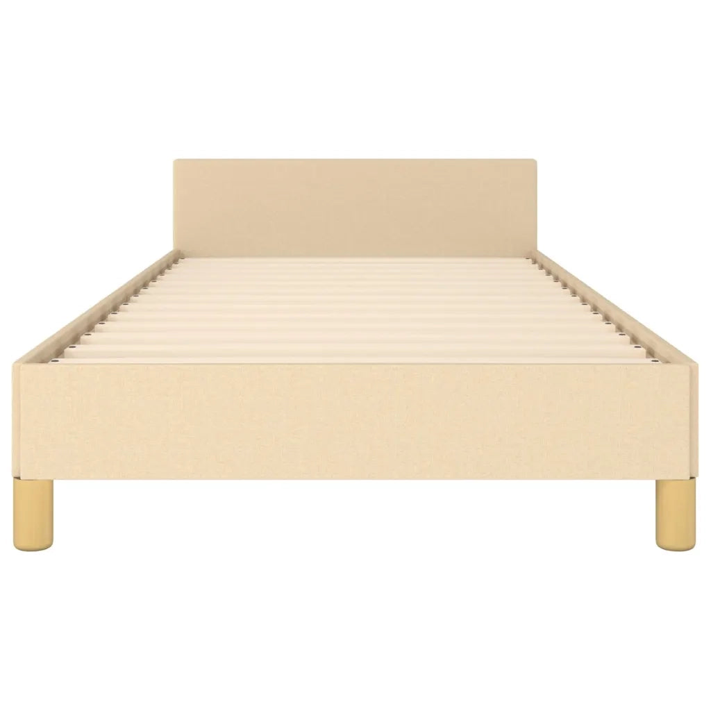 Giroletto senza Materasso Crema 100x200 cm in Tessuto