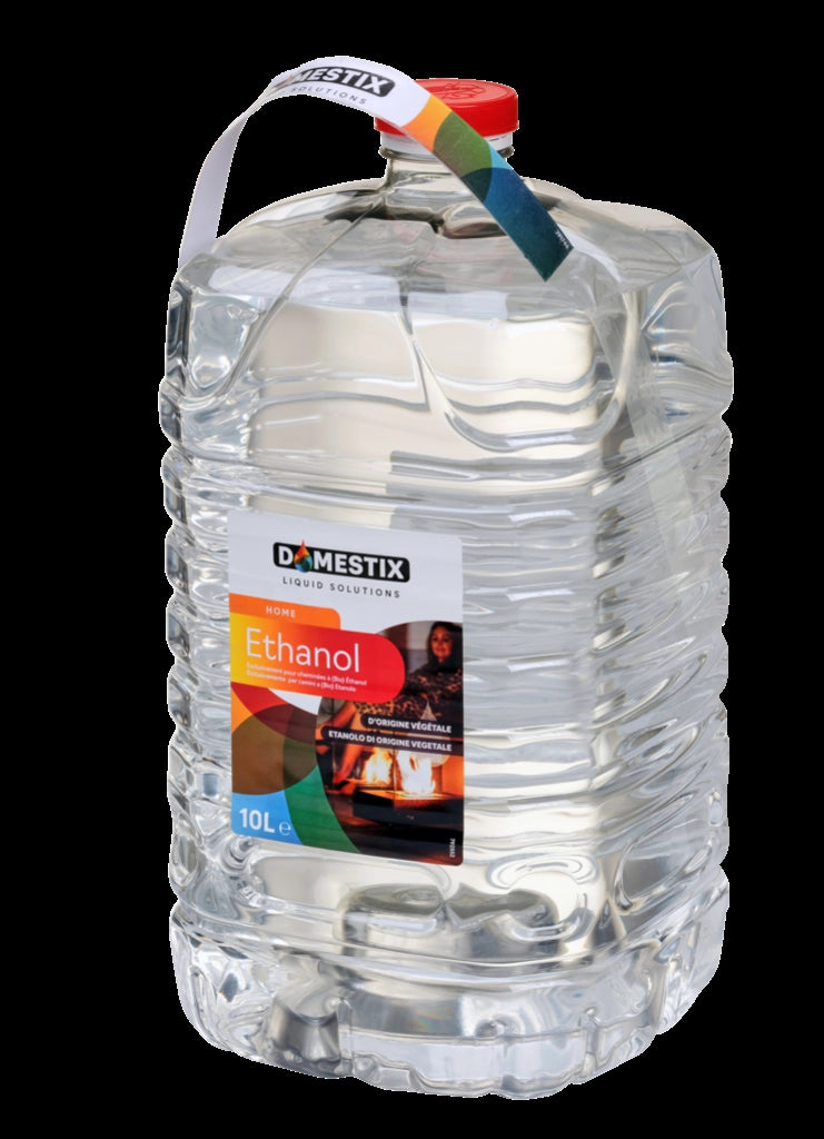 Combustibile liquido bioetanolo di origine vegetale 10 litri per camini e stufe ethanol Qlima