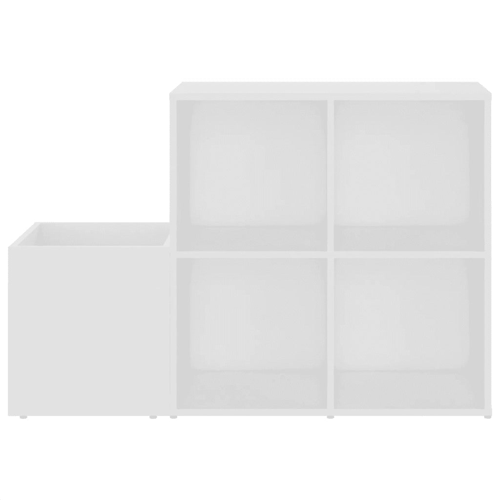 Scarpiera | Mobile per scarpe da Ingresso Bianca 105x35,5x70cm in Legno Multistrato