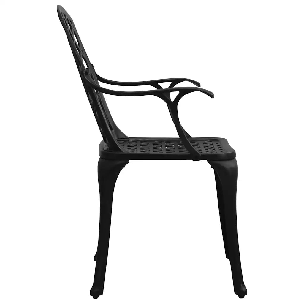 Set da Bistrot 5 pz in Alluminio Pressofuso Nero 3070614