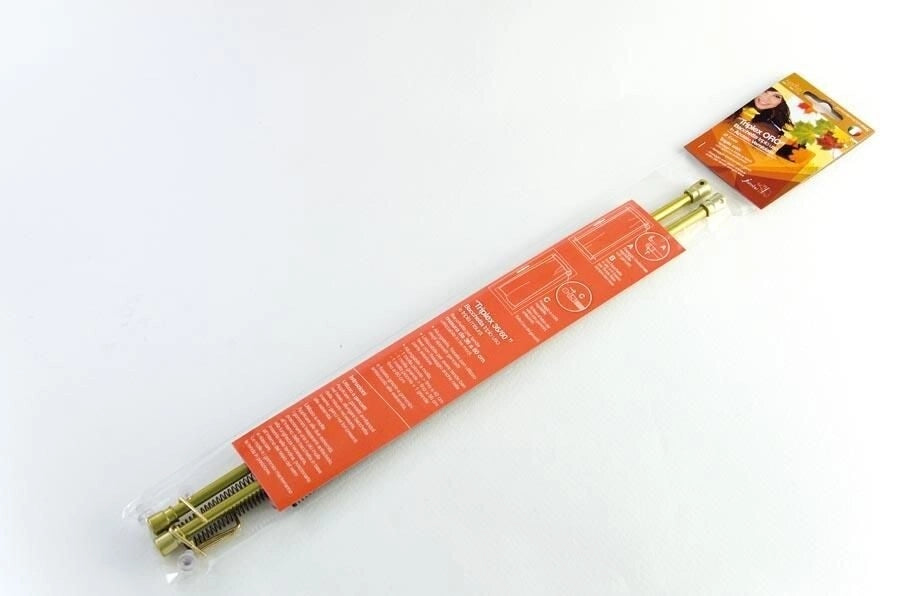 Coppia Bacchetta bastoni per tende allungabile da 60 a 110 cm Oro