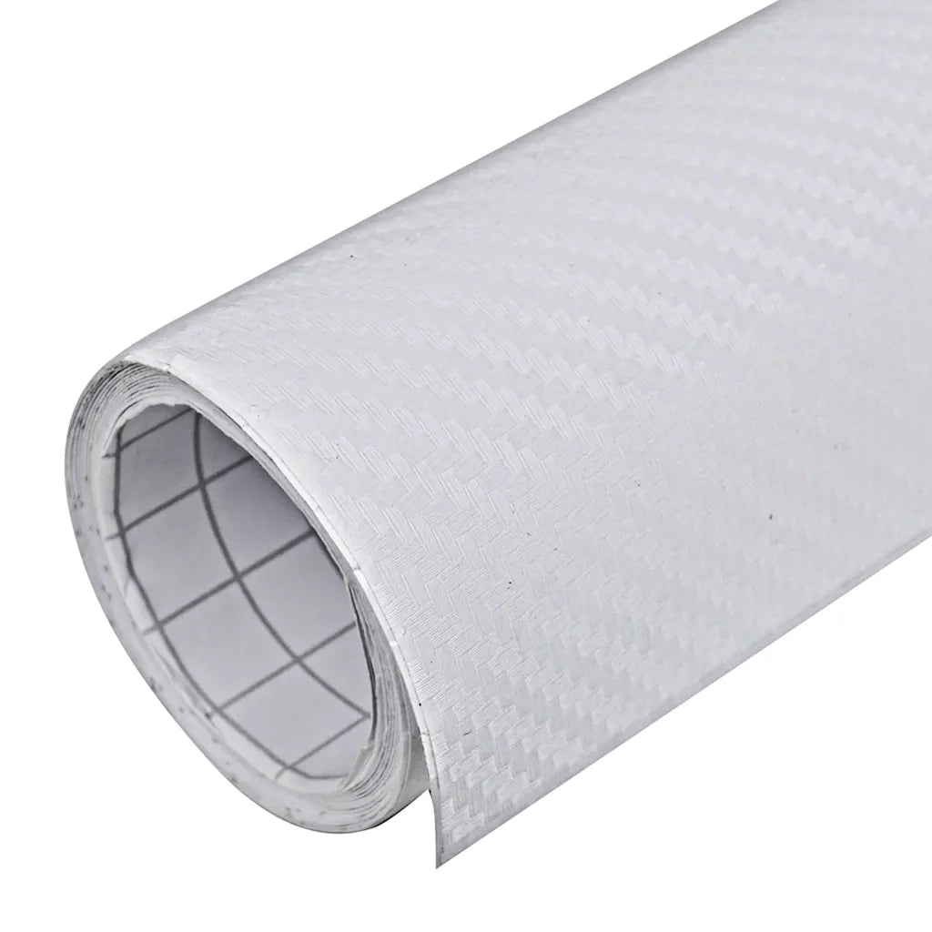 Pellicole per Auto 2 pz 3D Bianco 100x150 cm 210719