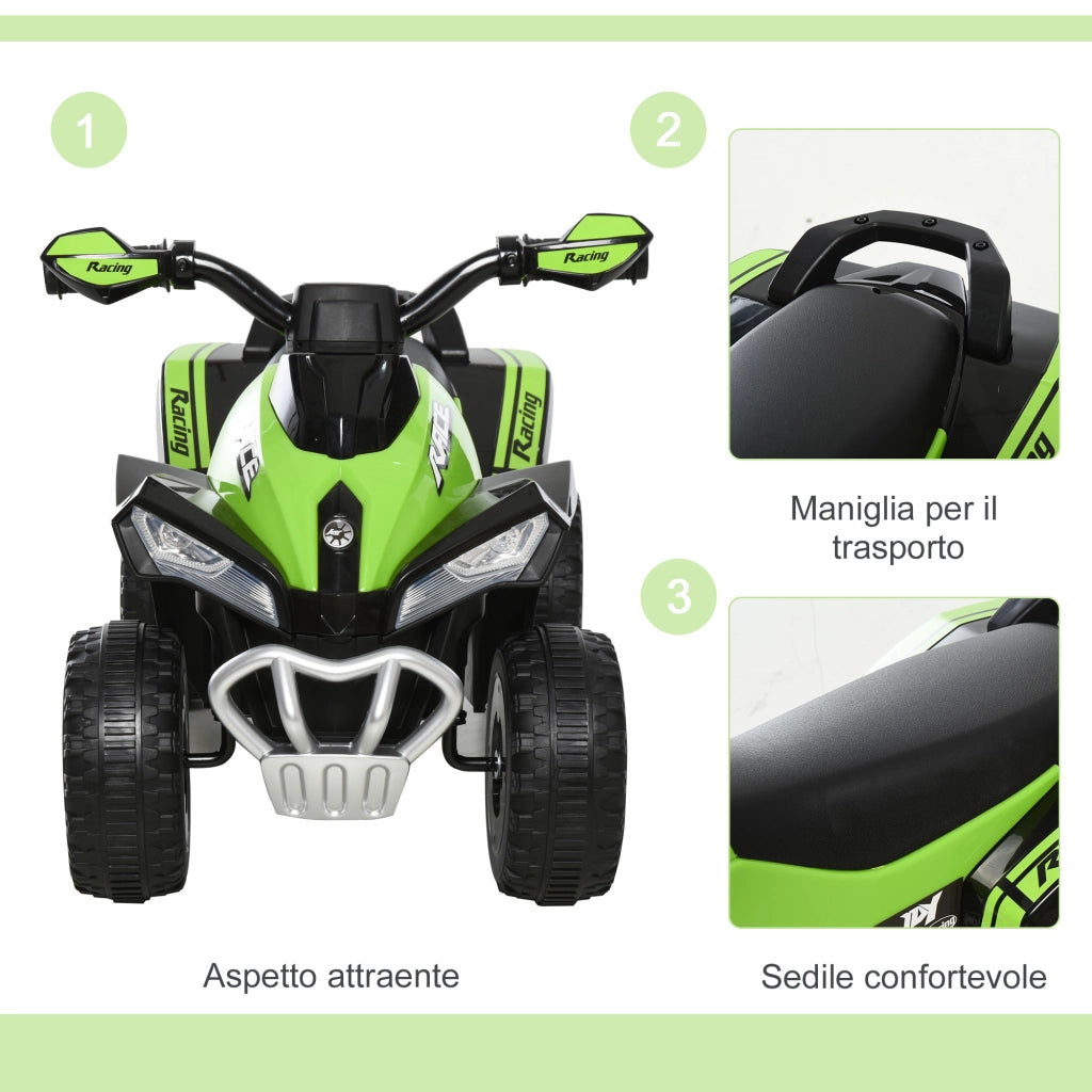 Quadro a Spinta per Bambini ¨C Minimal ¨C Verde PP Metallo 44x67.5x38