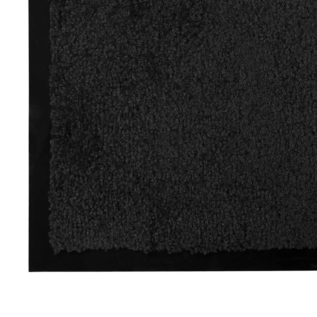Zerbino | Tappetino Nero 60 x 40 x 1.2 cm Tessuto Teddy