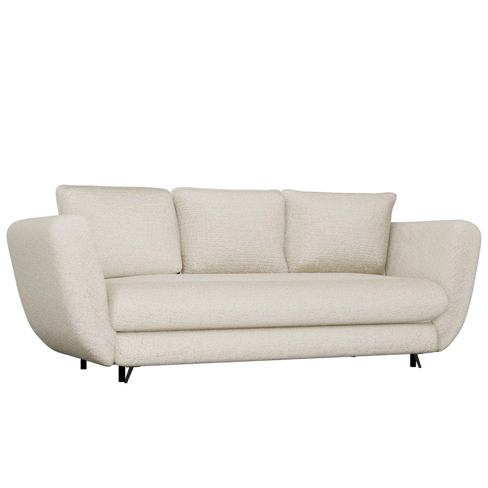 Divano SARIS beige gamba nero