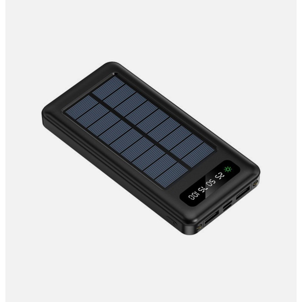 Trade Shop - Power Bank Solare 68000 Mah Batteria Esterna Portatile 3.0a Con Ricarica Rapida -