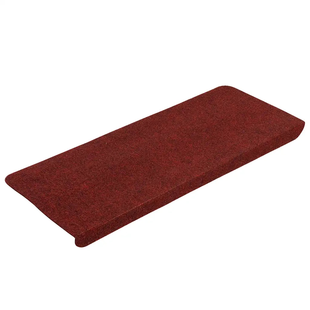 Tappetini Autoadesivi per Scale 15 pz | Gradini per Scale 65x24,5x3,5 cm Rosso